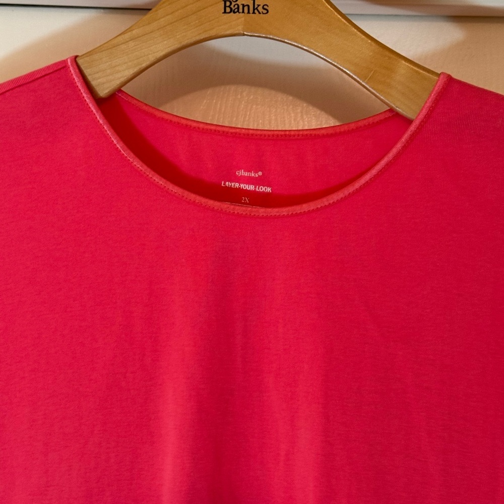 CJ Banks Pink Women's Top